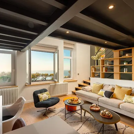 Alma - With Terrace And Sea View In Apartment Biarritz